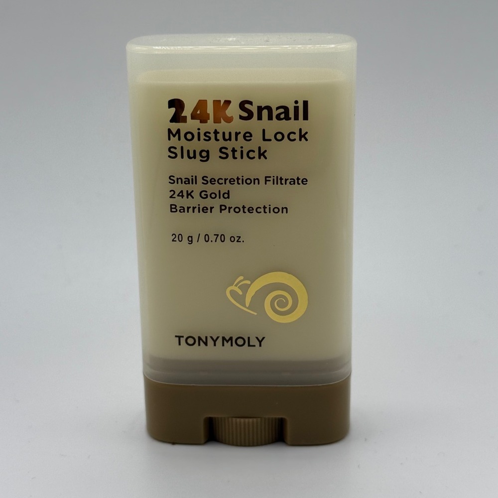 TONYMOLY 24K Snail Moisture Lock Slug Stick 20g Snail Secretion Filtrate Gold